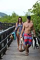 alessandra ambrosio richard lee show off some cute pda at the beach 98
