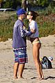 alessandra ambrosio richard lee share a kiss playing beach volleyball 06