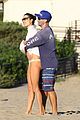 alessandra ambrosio richard lee share a kiss playing beach volleyball 13