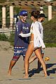 alessandra ambrosio richard lee share a kiss playing beach volleyball 18