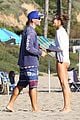 alessandra ambrosio richard lee share a kiss playing beach volleyball 20