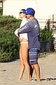 alessandra ambrosio richard lee share a kiss playing beach volleyball 39