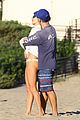 alessandra ambrosio richard lee share a kiss playing beach volleyball 41