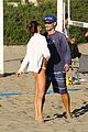 alessandra ambrosio richard lee share a kiss playing beach volleyball 43