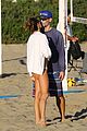 alessandra ambrosio richard lee share a kiss playing beach volleyball 44