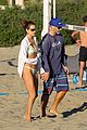 alessandra ambrosio richard lee share a kiss playing beach volleyball 45