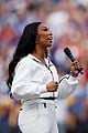 brandy pays tribute to whitney houston during nfc championship performance 05