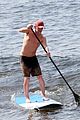vincent cassel paddleboarding with wife tina kunakey 39