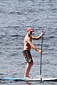 vincent cassel paddleboarding with wife tina kunakey 44