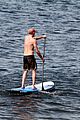 vincent cassel paddleboarding with wife tina kunakey 46