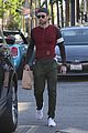 chace crawford sports skin tight shirt to lunch 21