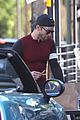 chace crawford sports skin tight shirt to lunch 23