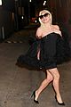 lady gaga wows in little black dress for jimmy kimmel live 01