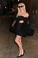 lady gaga wows in little black dress for jimmy kimmel live 05