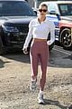 hailey bieber pilates before dinner out pics 05
