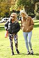 nicky hilton kathy hilton hang out on candy spelling bench 09