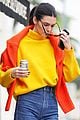 kendall jenner sports colorful outfit for day out in l a 04