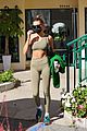 kendall jenner hailey bieber show off it physiques leaving pilates class 16