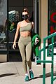 kendall jenner hailey bieber show off it physiques leaving pilates class 22