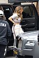jennifer lopez sports crop top for afternoon at rehearsal studio 03
