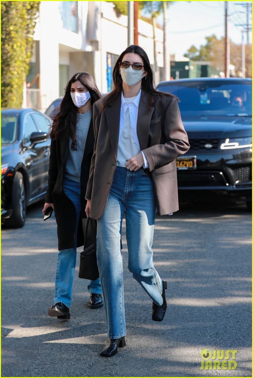 Kendall Jenner Films Footage For 'The Kardashians' Around West