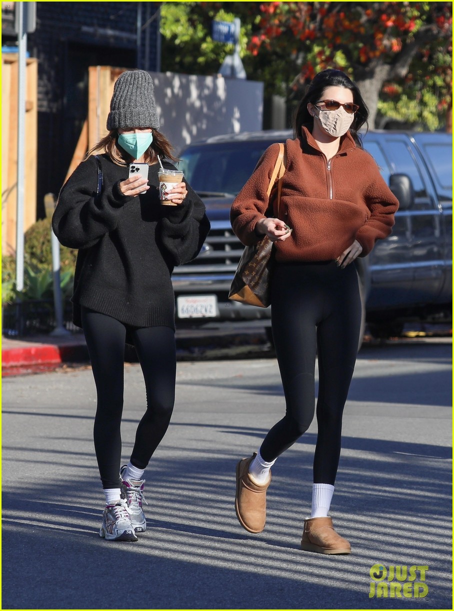 Kendall Jenner & Hailey Bieber Kick Off the New Year at Pilates Class