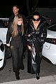 kim kardashian wears large sunglasses black leather trench coat art gallery 08
