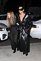 kim kardashian wears large sunglasses black leather trench coat art gallery 19
