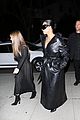 kim kardashian wears large sunglasses black leather trench coat art gallery 22