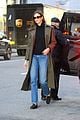 karlie kloss debuts new brunette hair during nyc outing 01