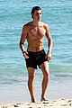 shawn mendes shows off his shirtless bod at the beach 11