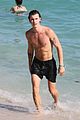 shawn mendes shows off his shirtless bod at the beach 14