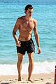 shawn mendes shows off his shirtless bod at the beach 35