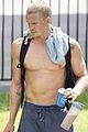 shirtless cody simpson leaves pool after morning training session 04