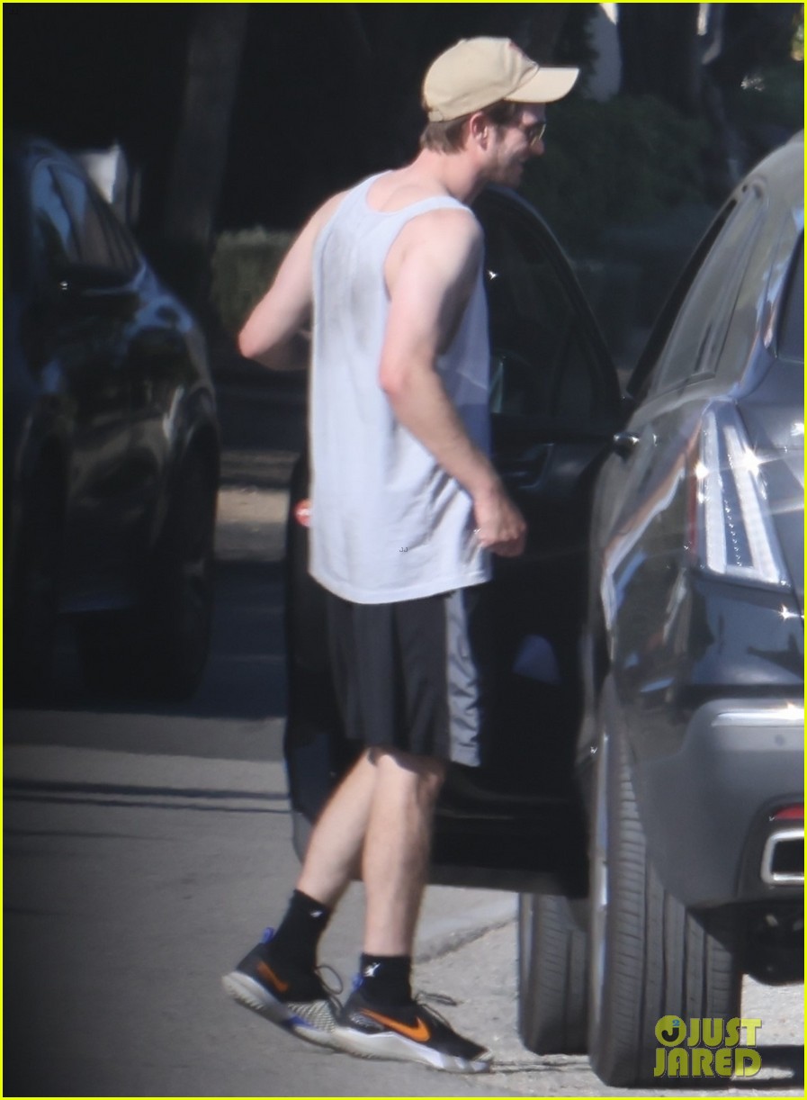 Andrew Garfield & Girlfriend Alyssa Miller Share a Laugh & Hold Hands