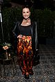 demi lovato flame print pants for klutch sports group dinner 03