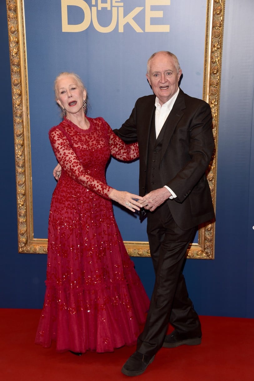 Helen Mirren Dances Around With Jim Broadbent At 'The Duke' Premiere in