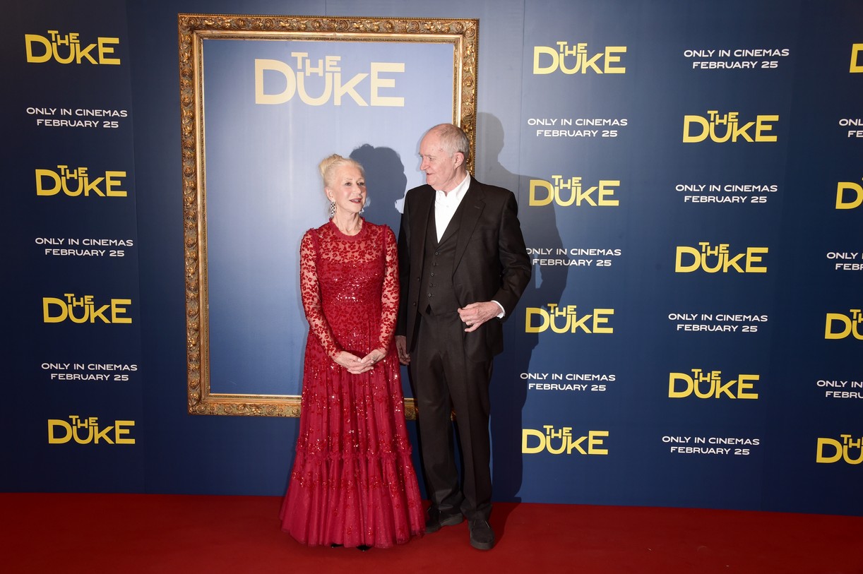 Helen Mirren Dances Around With Jim Broadbent At 'The Duke' Premiere in