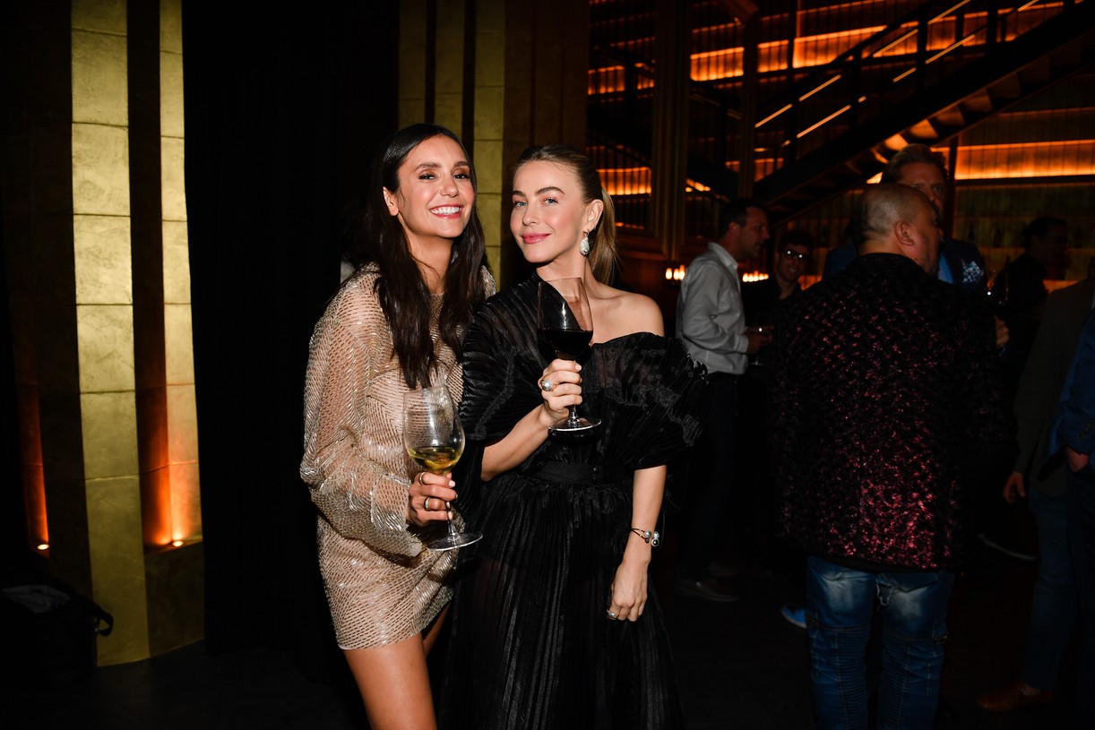 Photo: julianne hough nina dobrev fresh vine wine event vegas 33