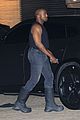 kanye west flaunts his muscles while dining with a kim kardashian lookalike 22