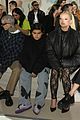 kourtney kardashian travis barker sit front row at amiri fashion show 05