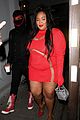 lizzo masked man hold hands vday date 02