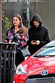 aaron paul wife lauren shows off bare baby bump during breakfast outing 02