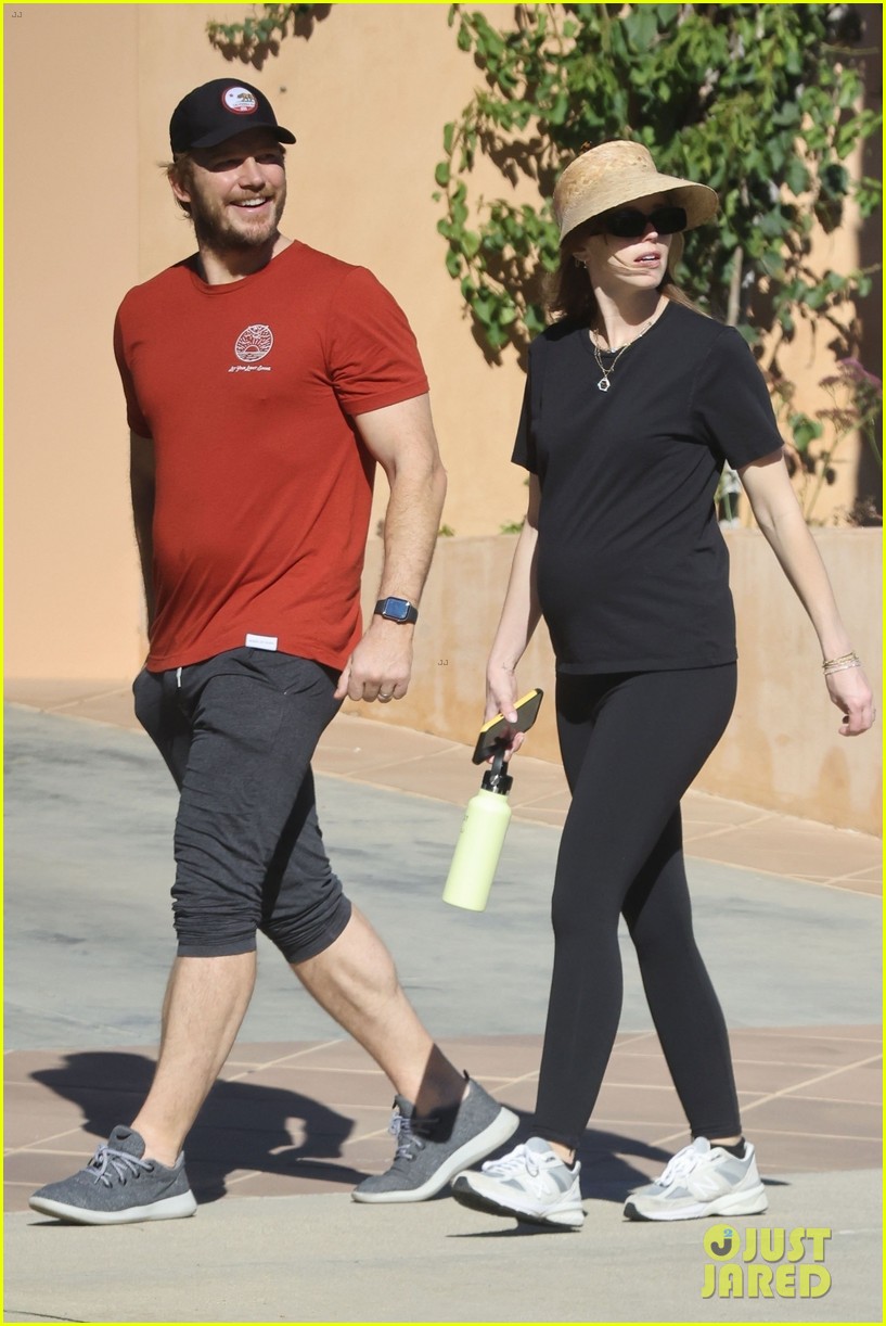 Chris Pratt Gets Some Fresh Air During Friday Stroll with Pregnant Wife