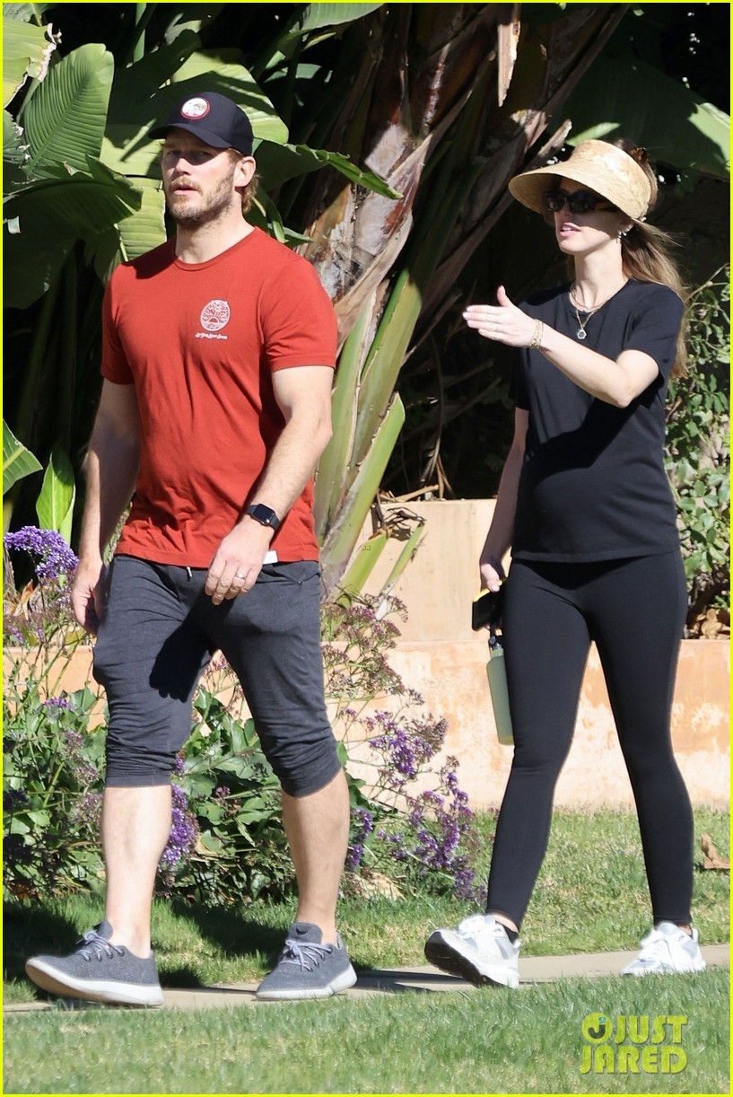 Chris Pratt Gets Some Fresh Air During Friday Stroll with Pregnant Wife