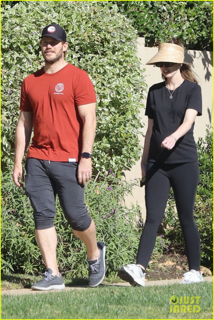 Chris Pratt Gets Some Fresh Air During Friday Stroll with Pregnant Wife