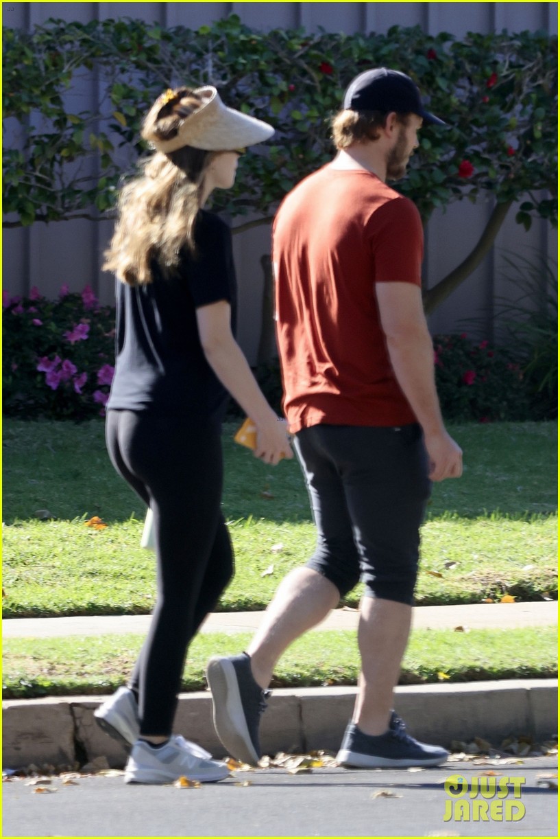 Chris Pratt Gets Some Fresh Air During Friday Stroll with Pregnant Wife