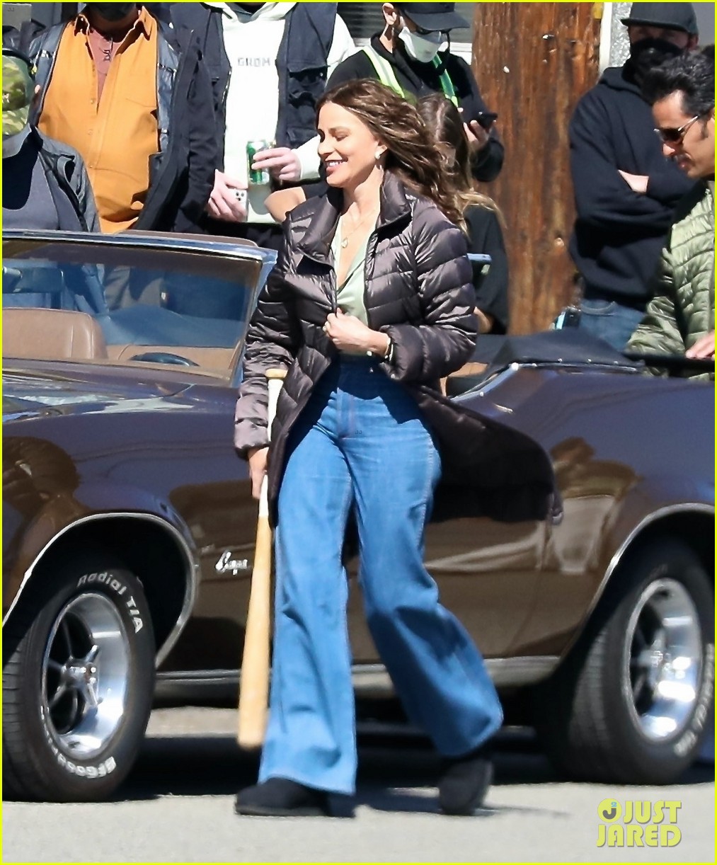 Sofia Vergara Chases Her Co-Star Around with a Bat While Filming