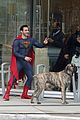tyler hoechlin films new superman lois scenes after teen wolf movie announcement 04
