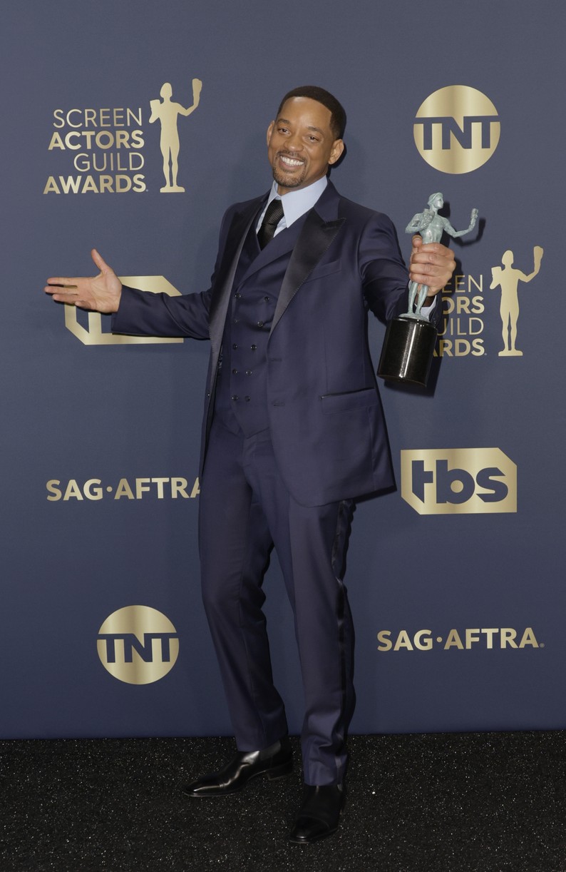Will Smith Wins Best Movie Actor at SAG Awards for 'King Richard